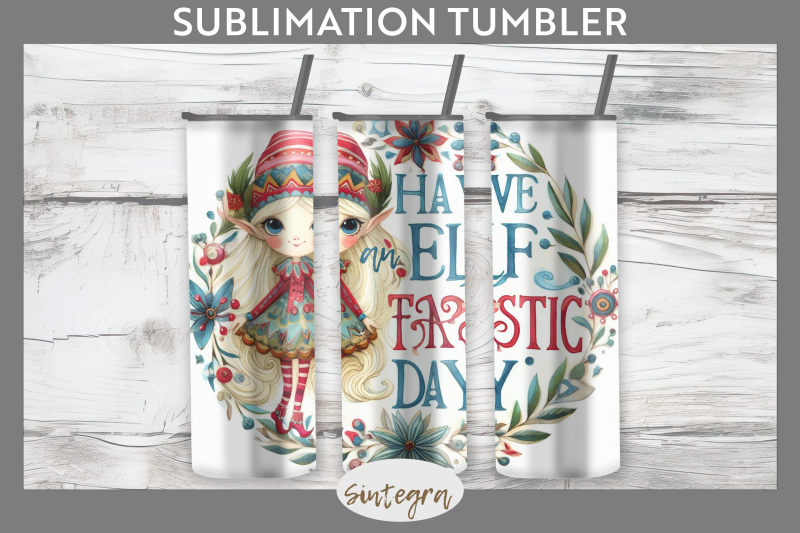 have-an-elf-tastic-day-christmas-tumbler-sublimation-20-oz-skinny