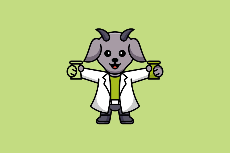 cute-goat-scientist-vector-template-logo-design