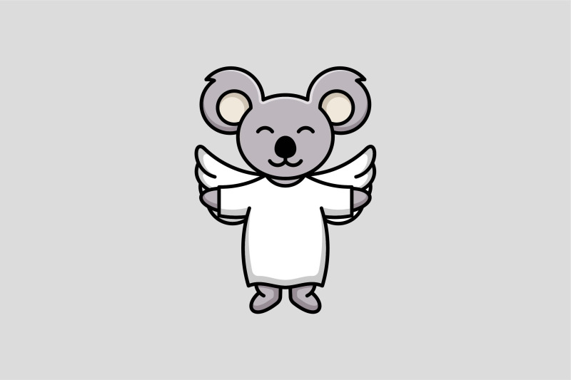 cute-koala-angel-vector-template-logo-design