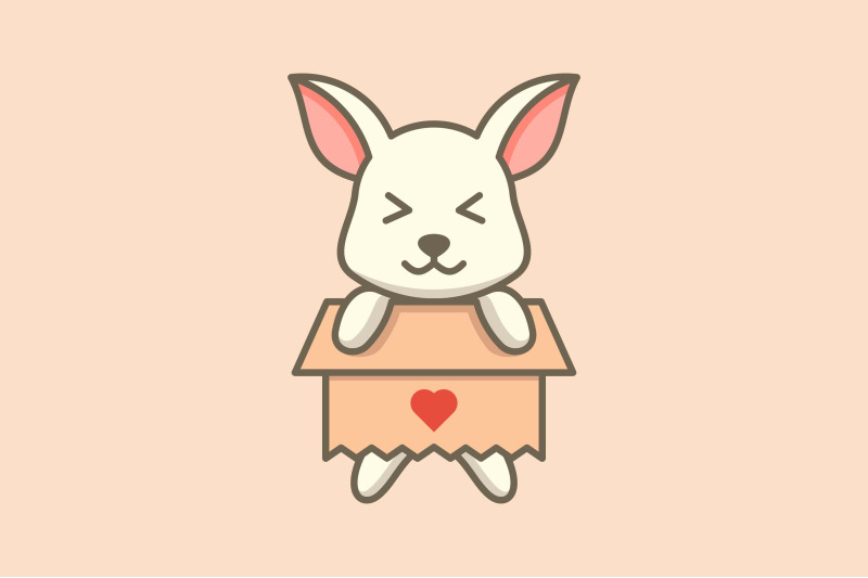 cute-love-rabbit-vector-template-logo-design