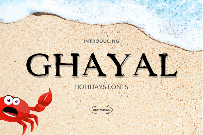 ghayal-holidays-font