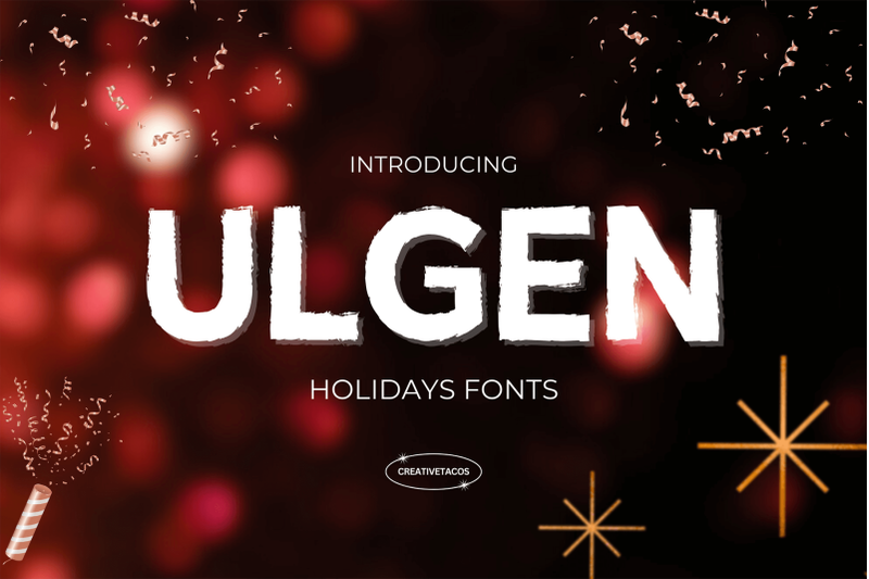 ulgen-holidays-font