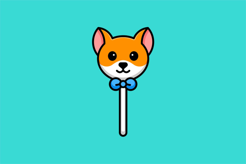 cute-puppy-dog-lollipop-vector-template-logo-design