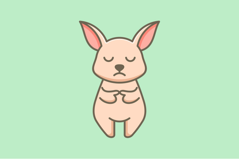 cute-sad-rabbit-vector-template-logo-design