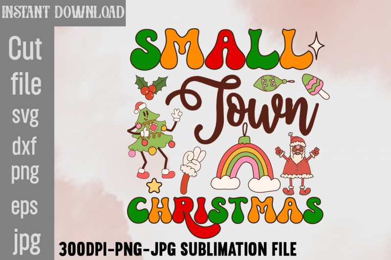 small-town-christmas-retro-christmas-bundle-christmas-sublimation-bun