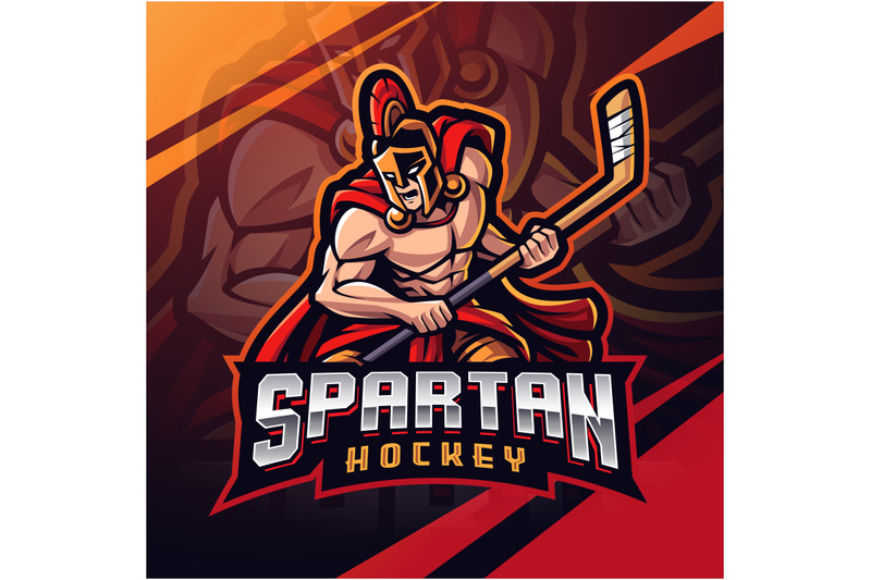 spartan-hockey-esport-mascot-logo-design