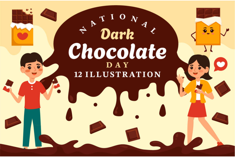 12-national-dark-chocolate-day-illustration