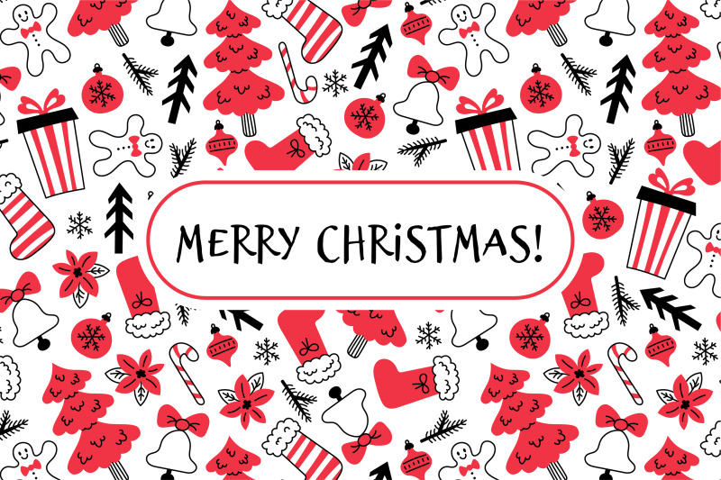 christmas-doodle-seamless-patterns