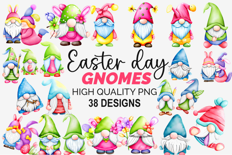 easter-day-gnome-sublimation-png-bundle