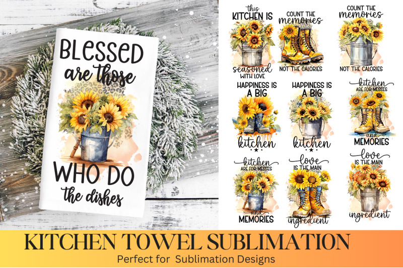 sunflowers-kitchen-towel-sublimation