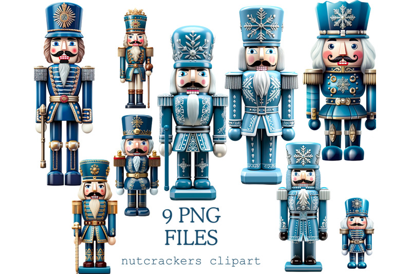 nutcracker-soldier-blue-christmas-clipart