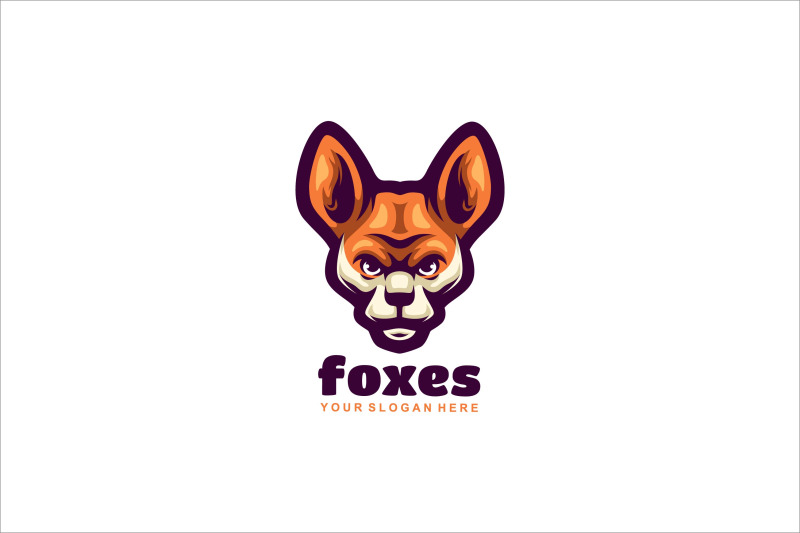 fox-face-vector-template-logo-design