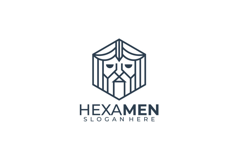 hexa-god-vector-template-logo-design