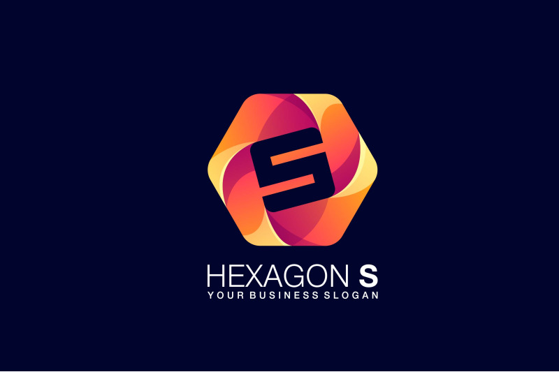 hexagon-s-vector-template-logo-design