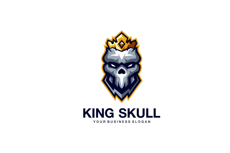 king-skull-vector-template-logo-design