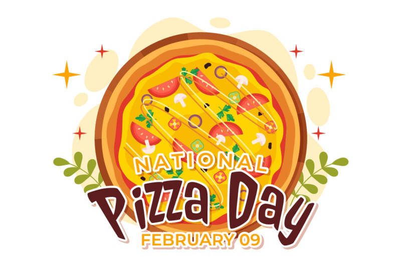 14-national-pizza-day-vector-illustration