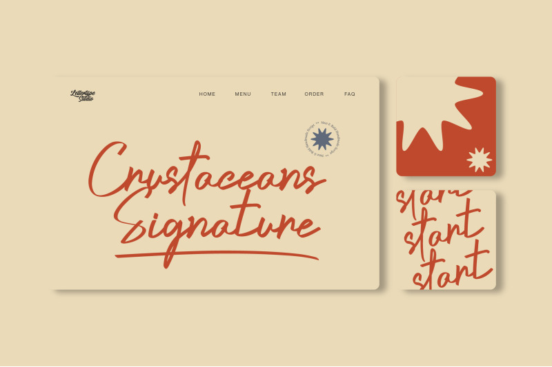 crustaceans-signature-bold-script