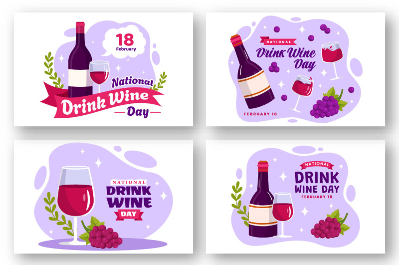 13-national-drink-wine-day-illustration