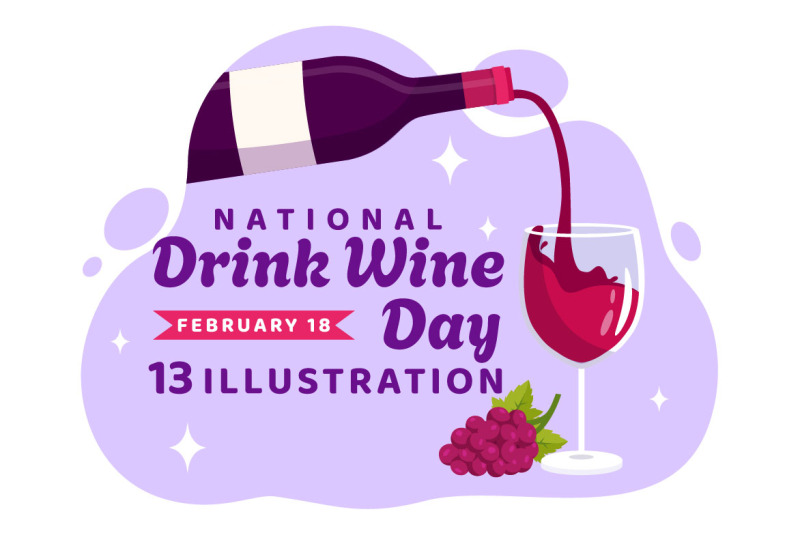 13-national-drink-wine-day-illustration