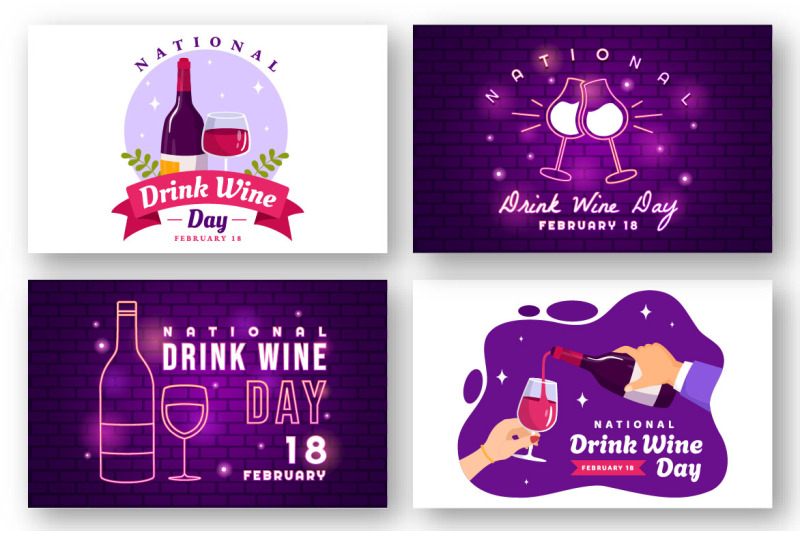 13-national-drink-wine-day-illustration