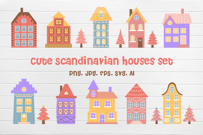 cute-scandinavian-houses-set