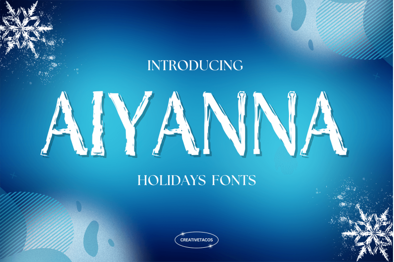 aiyanna-holidays-font