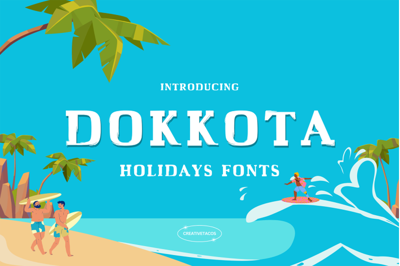 dokkota-holidays-font