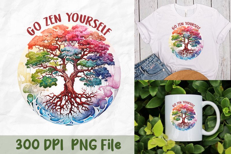 go-zen-yourself-tree-art