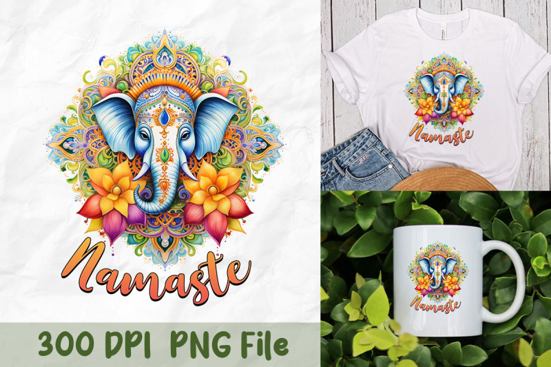 namaste-elephant-yoga-art