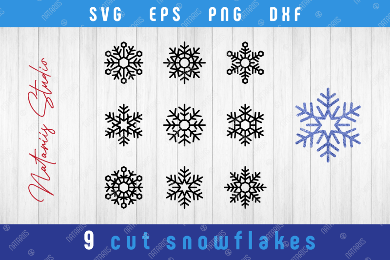 18-snowflakes-monogram-split-svg-cutting-files