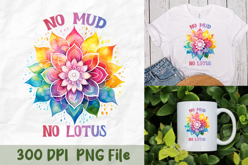 no-mud-no-lotus-quote-art