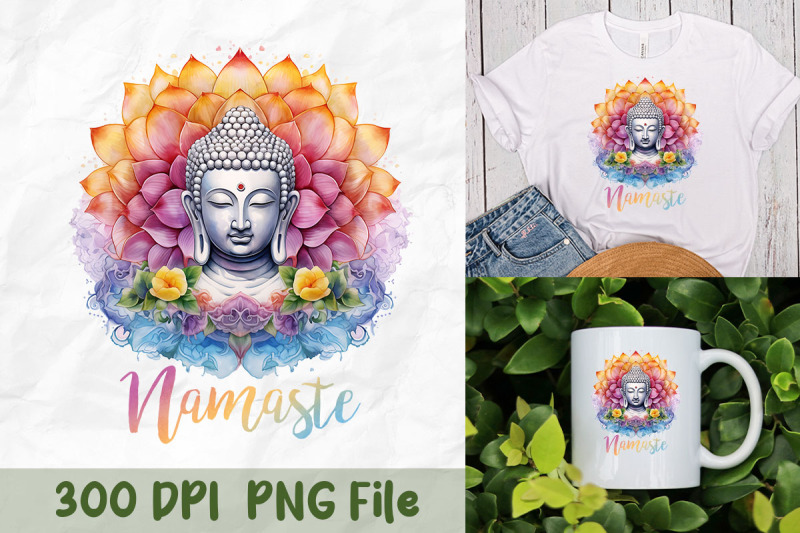 namaste-buddha-yoga-art