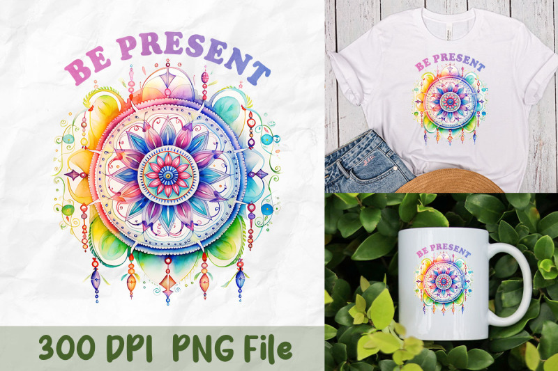 be-present-mandala-art