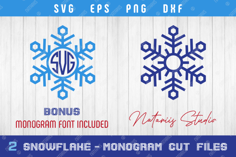 2-snowflakes-monogram-svg-cutting-files