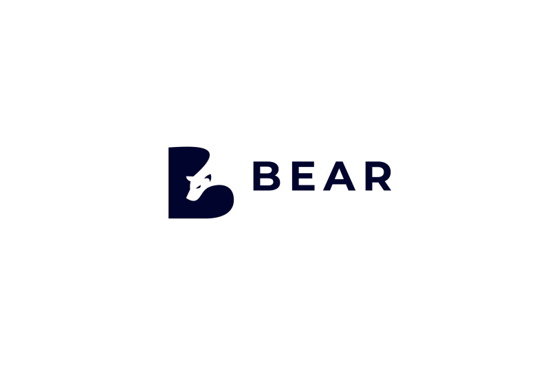 letter-b-bear-vector-template-logo-design