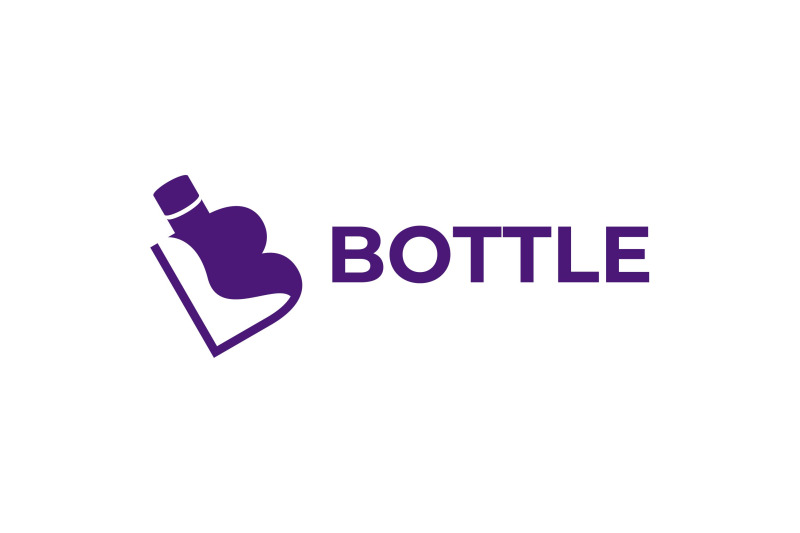 letter-b-bottle-vector-template-logo-design