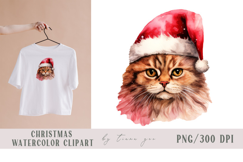 cute-watercolor-christmas-cat-clipart-1-png-file