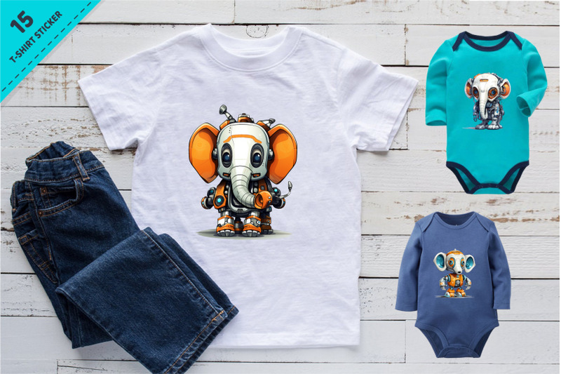 cartoon-elephant-robots-t-shirt-sticker