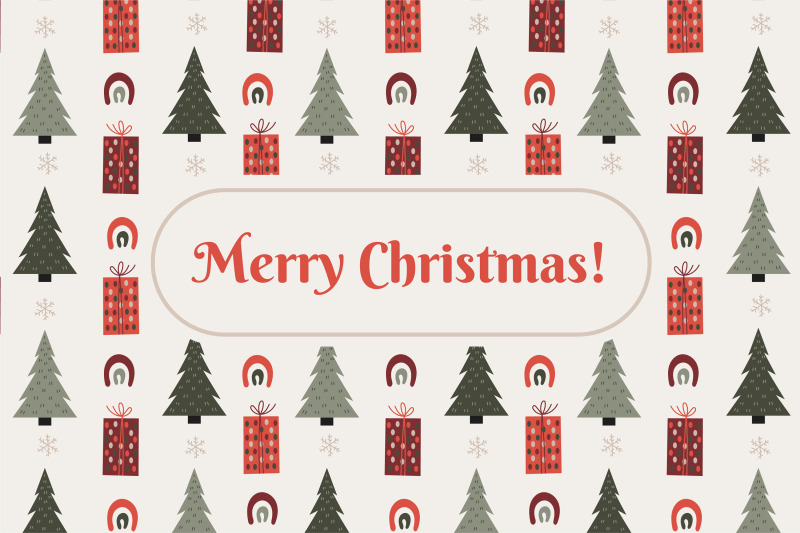 vintage-christmas-tree-seamless-patterns