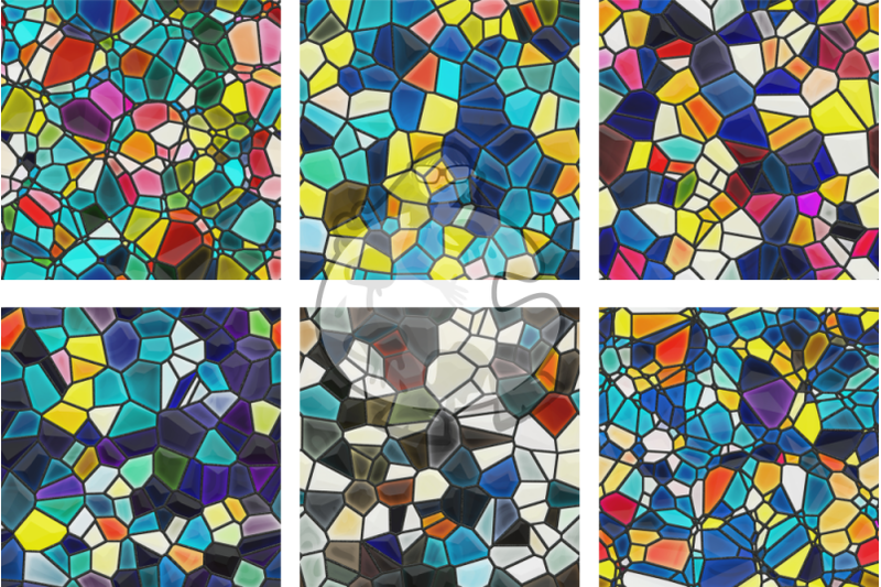 stained-glass-geometric-digital-papers
