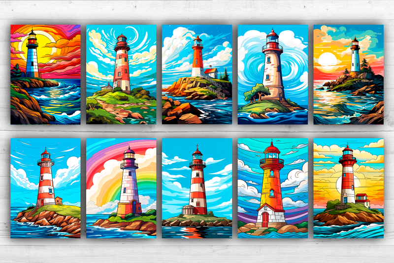 20-lighthouse-posters-cards