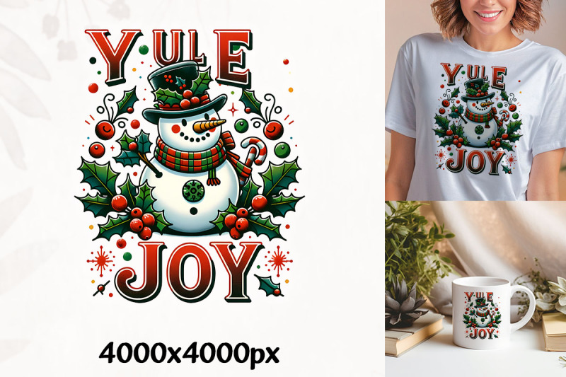 yule-joy-snowman-illustration