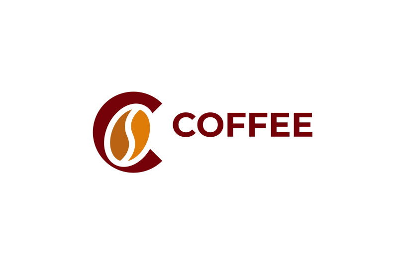 letter-c-coffee-vector-template-logo-design