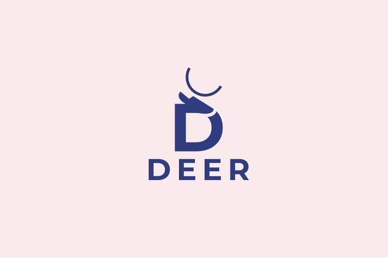 letter-d-deer-vector-template-logo-design