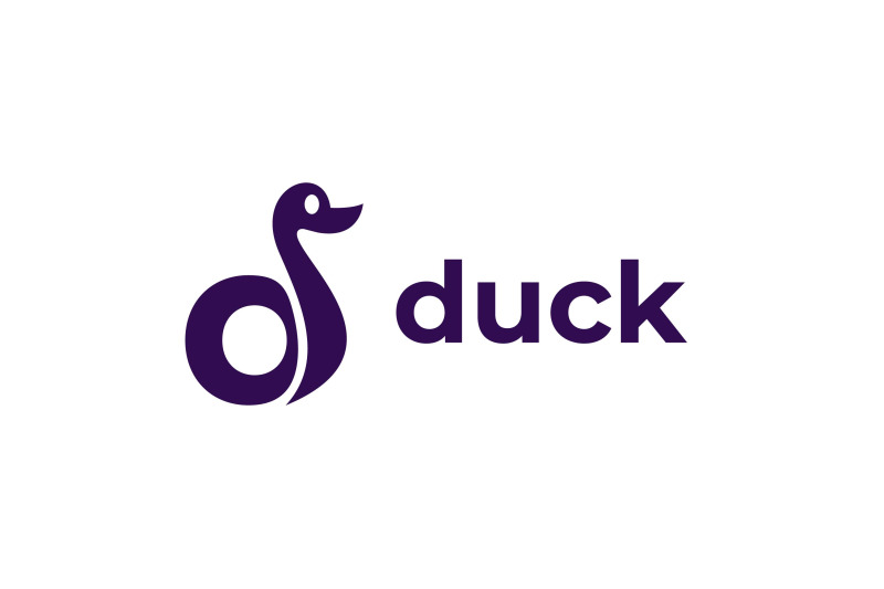 letter-d-duck-vector-template-logo-design