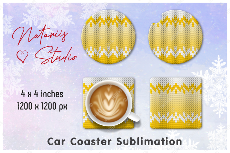 christmas-knitted-pattern-coaster-sublimation-template