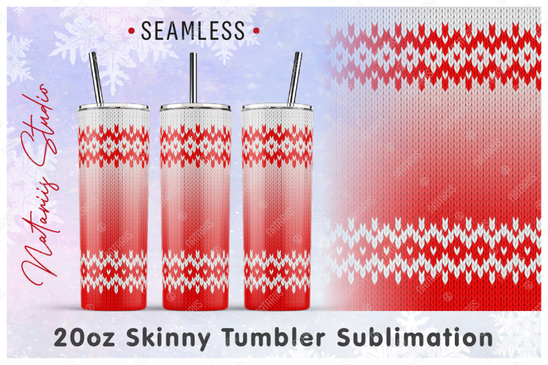 cozy-christmas-knitted-pattern-20oz-skinny-tumbler