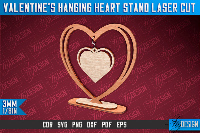 valentine-039-s-hanging-heart-stand-laser-cut-svg-design