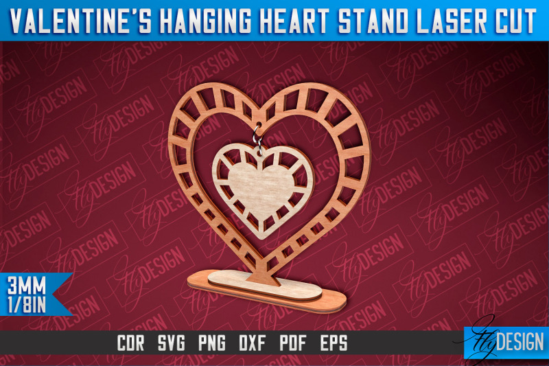 valentine-039-s-hanging-heart-stand-laser-cut-svg-design