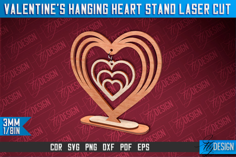 valentine-039-s-hanging-heart-stand-laser-cut-svg-design